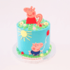 peppa-pig birthday cake