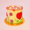 embroidery cake