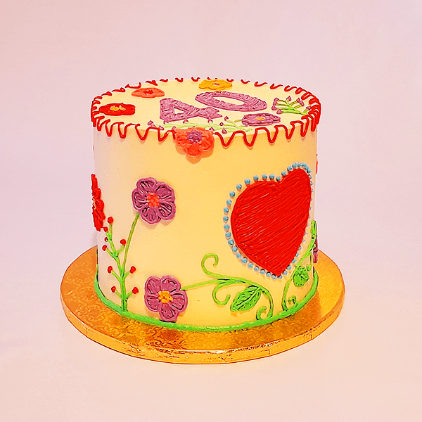 embroidery cake