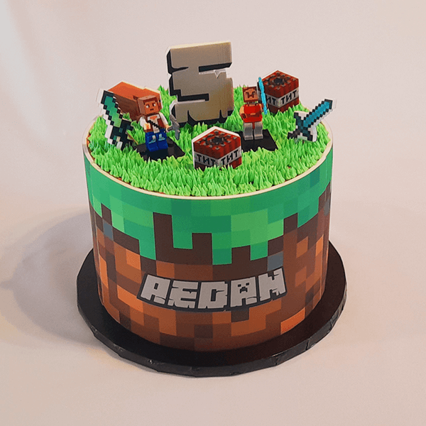 Happy Birthday Cakes Bakery - Minecraft themed cake! **remember to order  1-2 weeks ahead for custom cake designs!** #minecraft #gamer #customcake  #happybirthdaycakes #bakery #mississauga #cake #mississaugacakes | Facebook