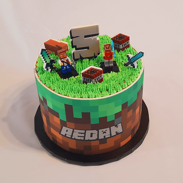 minecraft-theme-cake