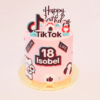 tiktok birthday cake